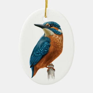 Kingfisher Bird Keramisch Ornament