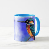Kingfisher Bird Mok Gift (Voorkant rechts)
