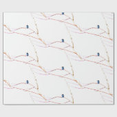 Kingfisher Bird Natuur Art Cadeaupapier (Vlak)