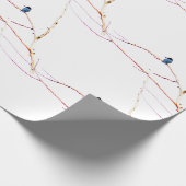 Kingfisher Bird Natuur Art Cadeaupapier (Hoek)