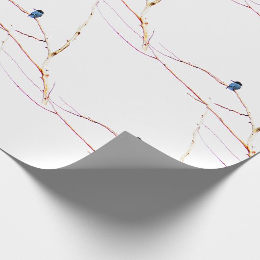 Kingfisher Bird Natuur Art Cadeaupapier (Hoek)