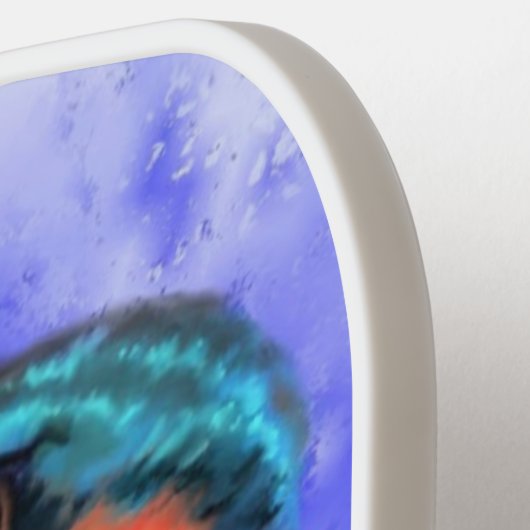 Kingfisher Bird Pickleball Paddle (Links Detail)