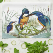 Kingfisher Bird Pond Wildlife Animal Kitchen Towel Theedoek (Gevouwen)