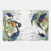 Kingfisher Bird Pond Wildlife Animal Kitchen Towel Theedoek (Horizontaal)