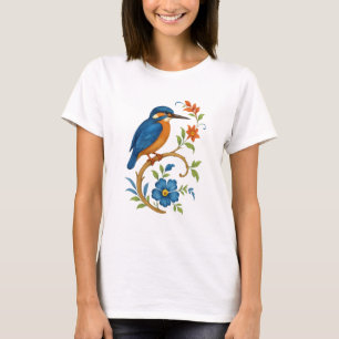Kingfisher bird  Porcelaine T-shirt