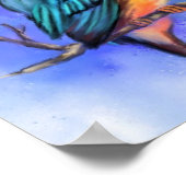 Kingfisher Bird Poster - Schilderen (Hoek)