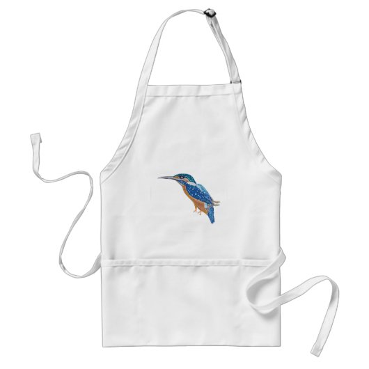 KingFisher Bird Standaard Schort (Voorkant)