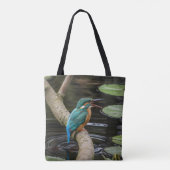 Kingfisher Bird Tote Bag (Achterkant)
