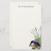 Kingfisher Bird Wildlife Wetlands Pond Stationery Briefpapier (Voorkant / Achterkant)