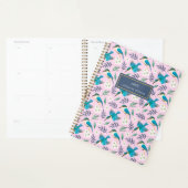  Kingfisher Birds Floral Pink Patroonnaam Planner (Display)