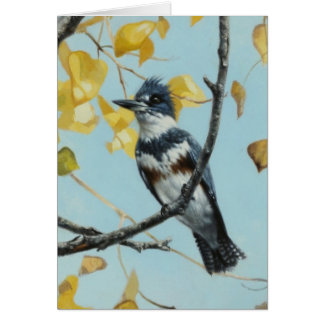Kingfisher Blank Card van Andrew Denman