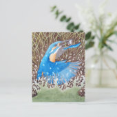 Kingfisher Briefkaart (Staand voorkant)