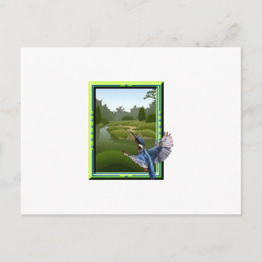 Kingfisher Briefkaart (Voorkant)