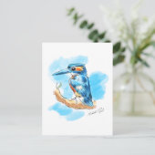 Kingfisher Briefkaart (Staand voorkant)