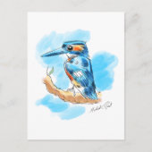 Kingfisher Briefkaart (Voorkant)