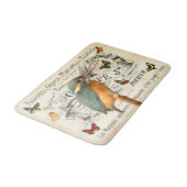  Kingfisher & Butterflies Franse advertentie Badmat (Gekanteld)