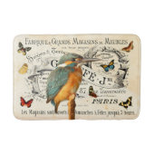  Kingfisher & Butterflies Franse advertentie Badmat (Voorkant)
