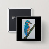 Kingfisher Button (Voorkant /achterkant)