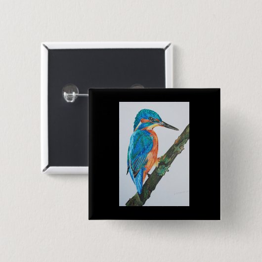 Kingfisher Button (Voorkant /achterkant)