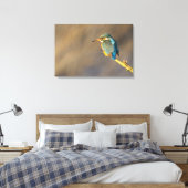 Kingfisher Canvas Afdruk (Insitu (Slaapkamer))