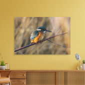 Kingfisher Canvas Afdruk (Insitu (Woonkamer))