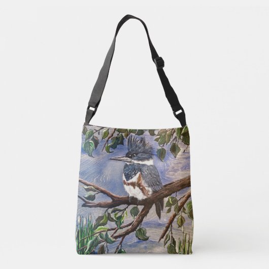 Kingfisher Canvas tas (Achterkant)