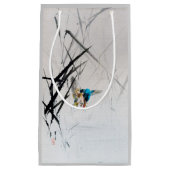 Kingfisher Catching Fish between Reeds, Seitei Klein Cadeauzakje (Voorkant)