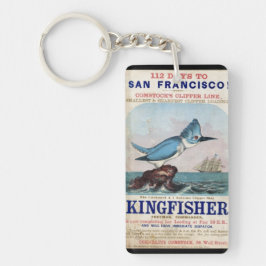 Kingfisher Clipper zeilschip 1855 Sleutelhanger
