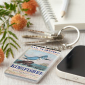 Kingfisher Clipper zeilschip 1855 Sleutelhanger (Voorkant Rechts)