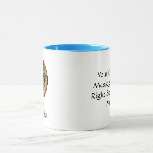 Kingfisher Crest over Tartan Mok (Midden)