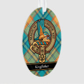 Kingfisher Crest over Tartan Ornament (voorkant)