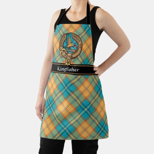 Kingfisher Crest over Tartan Schort (Insitu)