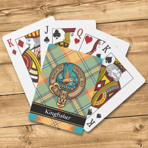 Kingfisher Crest over Tartankkaarten Pokerkaarten