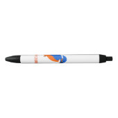 Kingfisher Design Gewoon naam toevoegen Zwarte Inkt Pen (Voorkant)