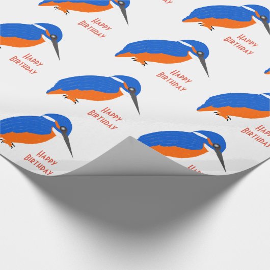 Kingfisher Design verjaardagscadeau Cadeaupapier (Hoek)