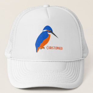 Kingfisher Design Voeg gewoon naam toe Trucker Pet