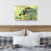 Kingfisher door Vincent van Gogh Canvas Afdruk (Insitu (Slaapkamer))
