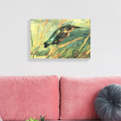 Kingfisher door Vincent van Gogh Canvas Afdruk (Insitu (Woonkamer))