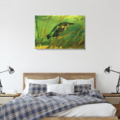 Kingfisher door Vincent van Gogh Canvas Afdruk (Insitu (Slaapkamer))