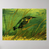 Kingfisher door Vincent van Gogh Poster (Voorkant)