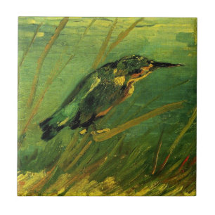 Kingfisher door Vincent van Gogh Tegeltje