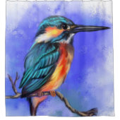 Kingfisher Douchegordijn (Voorkant)