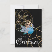 Kingfisher e le fatine del Natale Merry cristmas I Kaart (Voorkant)