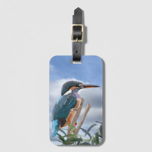 Kingfisher en Willow Bagagelabel