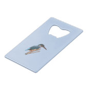 Kingfisher en Willow bewerkbaar Creditkaart Flessenopener (Achterkant Gekanteld)