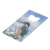 Kingfisher en Willow Creditkaart Flessenopener (Achterkant Gekanteld)