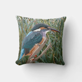 Kingfisher en Willow Linkerzijde Kussen