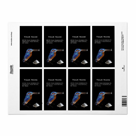 KINGFISHER ETIKET (Full Sheet)