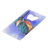 Kingfisher flesopener creditkaart flessenopener (Achterkant Gekanteld)