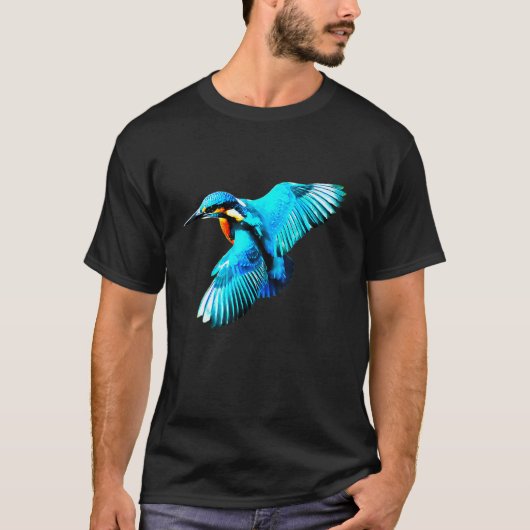 Kingfisher Flying T-shirt (Voorkant)
